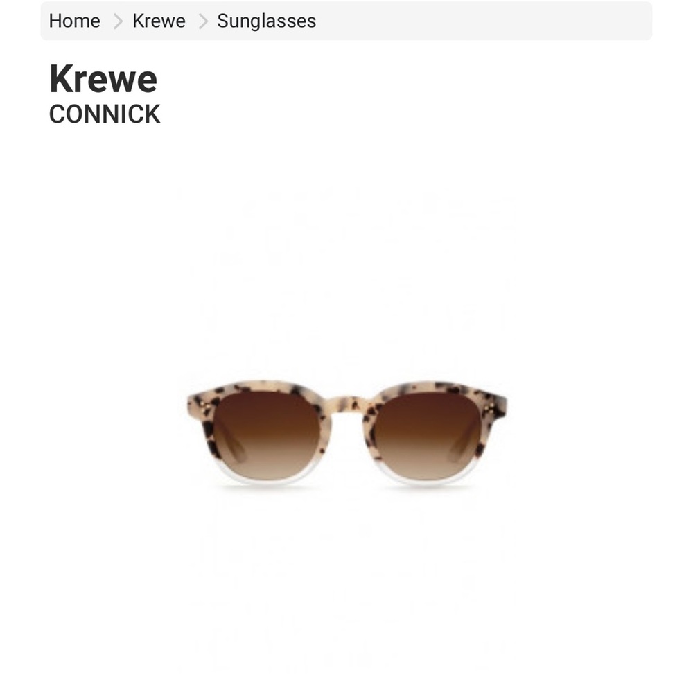 NWT KREWE Connick | Matte Oyster to Crystal